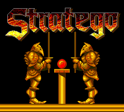 Stratego title screen for PC Engine